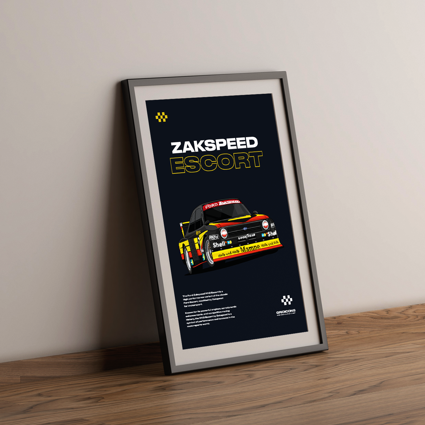 Ford Zakspeed MK2 Escort - Poster Print