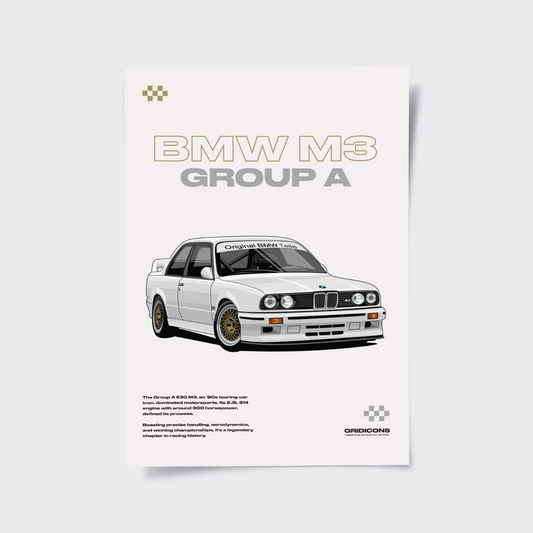 BMW Motorsport E30 M3 DTM Group A #2 - Poster Print