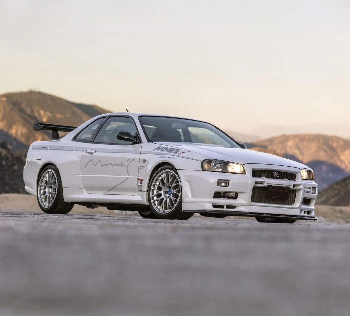 Nissan Skyline GT-R Mine's R34 - Poster Print