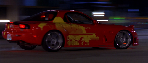 Dom's Mazda RX7 - The Fast & The Furious - Skate Deck