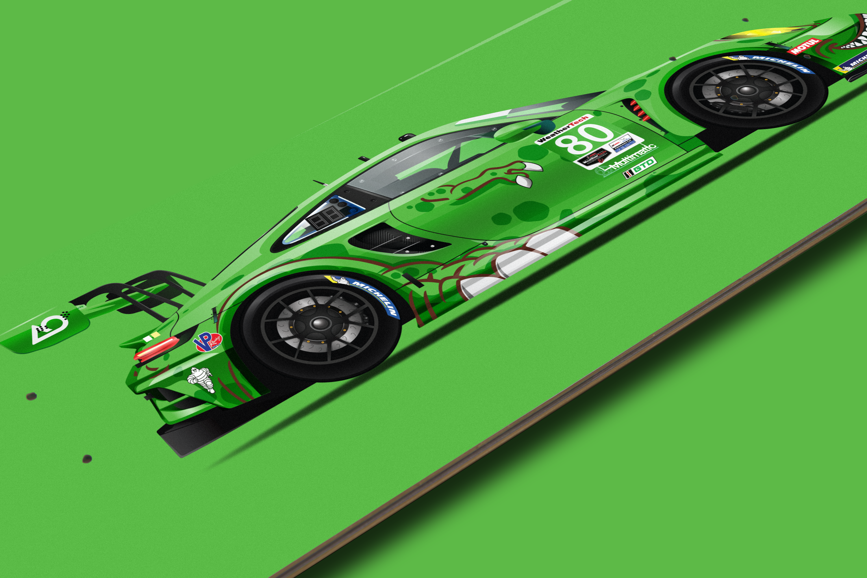 911 GT3R "Rexy" - Framed Print