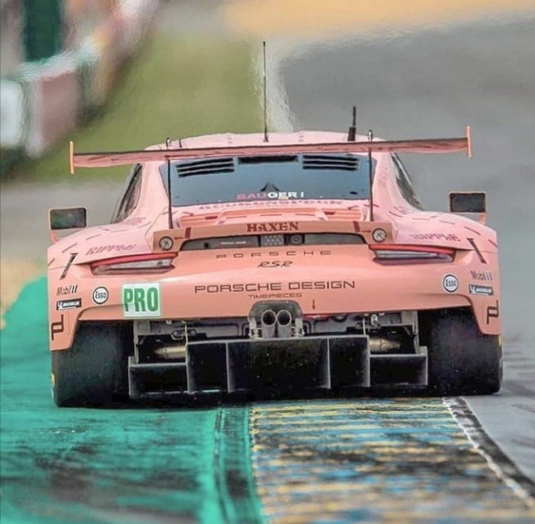 Porsche 911 RSR Pink Pig - Poster Print