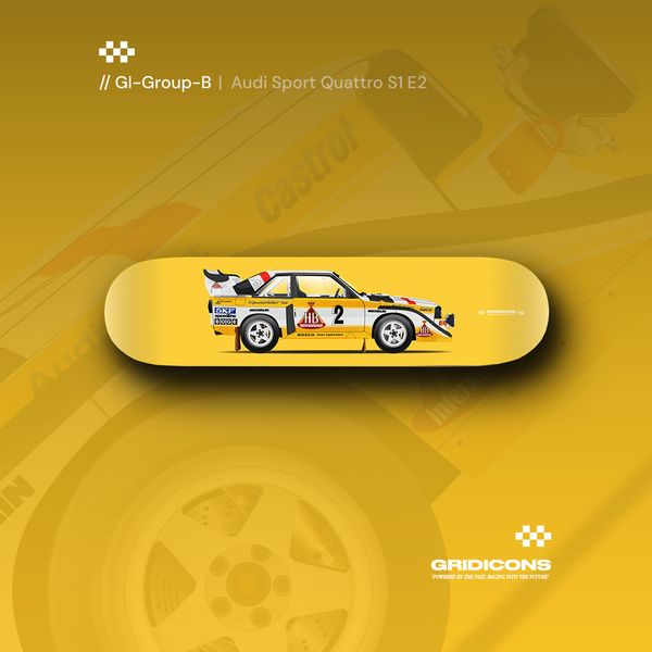Audi Sport Quattro S1 E2 - Rally Car - Skate Deck Wall Art