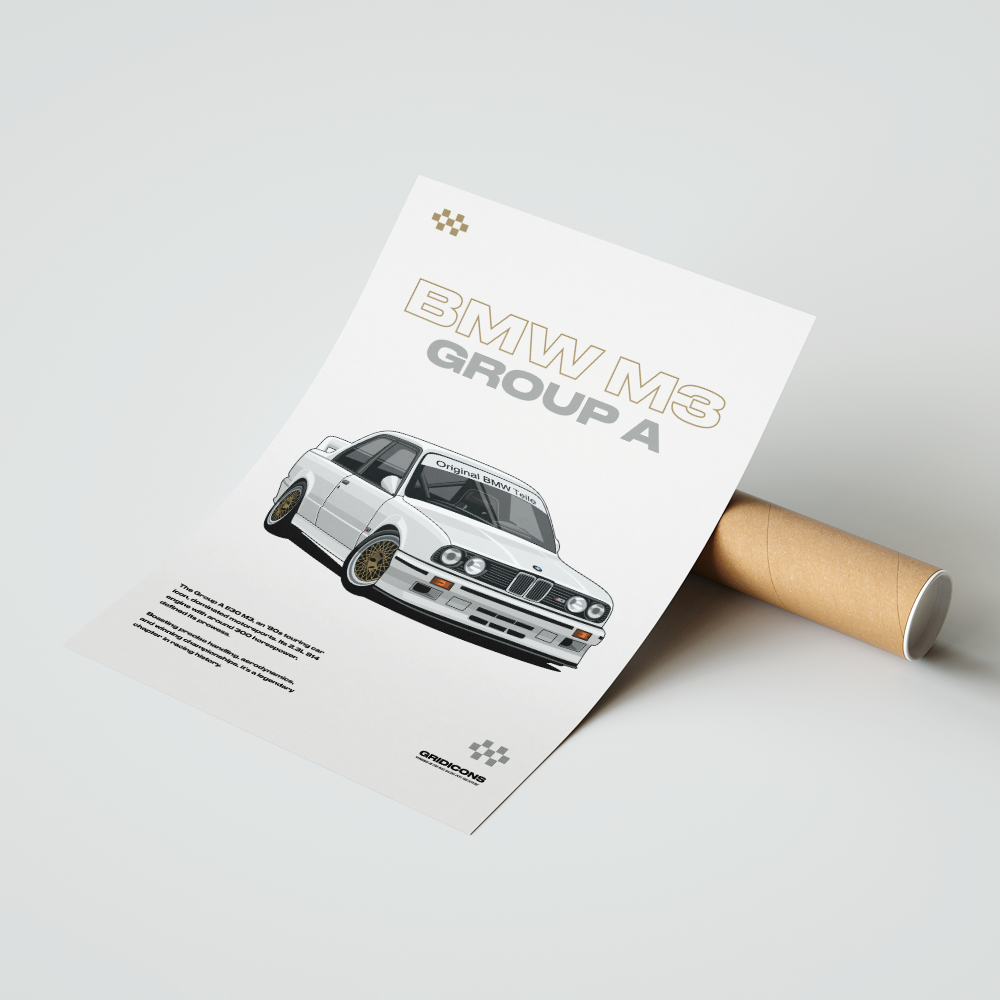 BMW Motorsport E30 M3 DTM Group A #2 - Poster Print