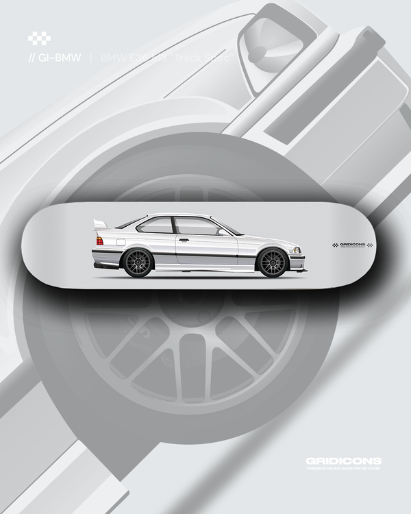 BMW E36 M3 - Track Build - Skate Deck Wall Art