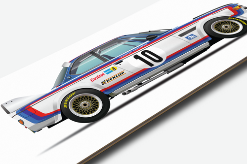 BMW E9 3.0 CSL "Batmobile"- Skate Deck