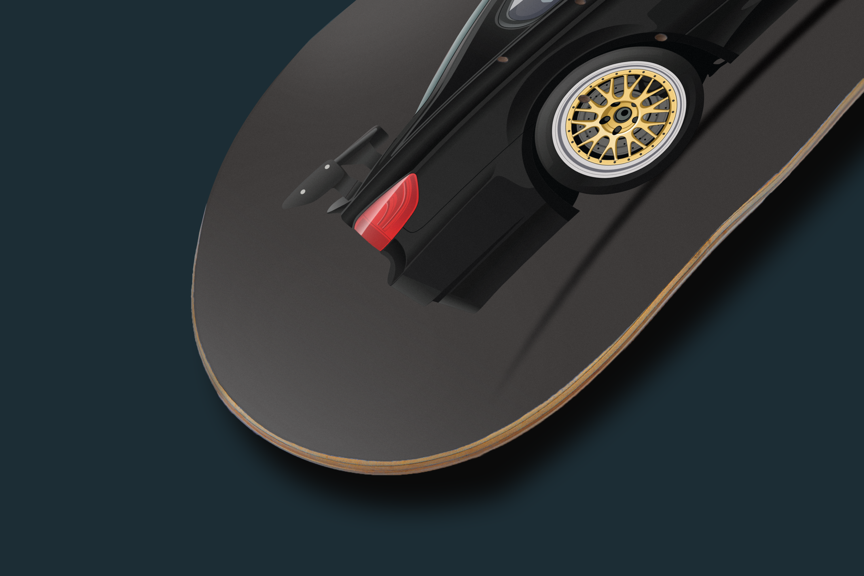 BMW E92 M3 - Track Build - Skate Deck Wall Art