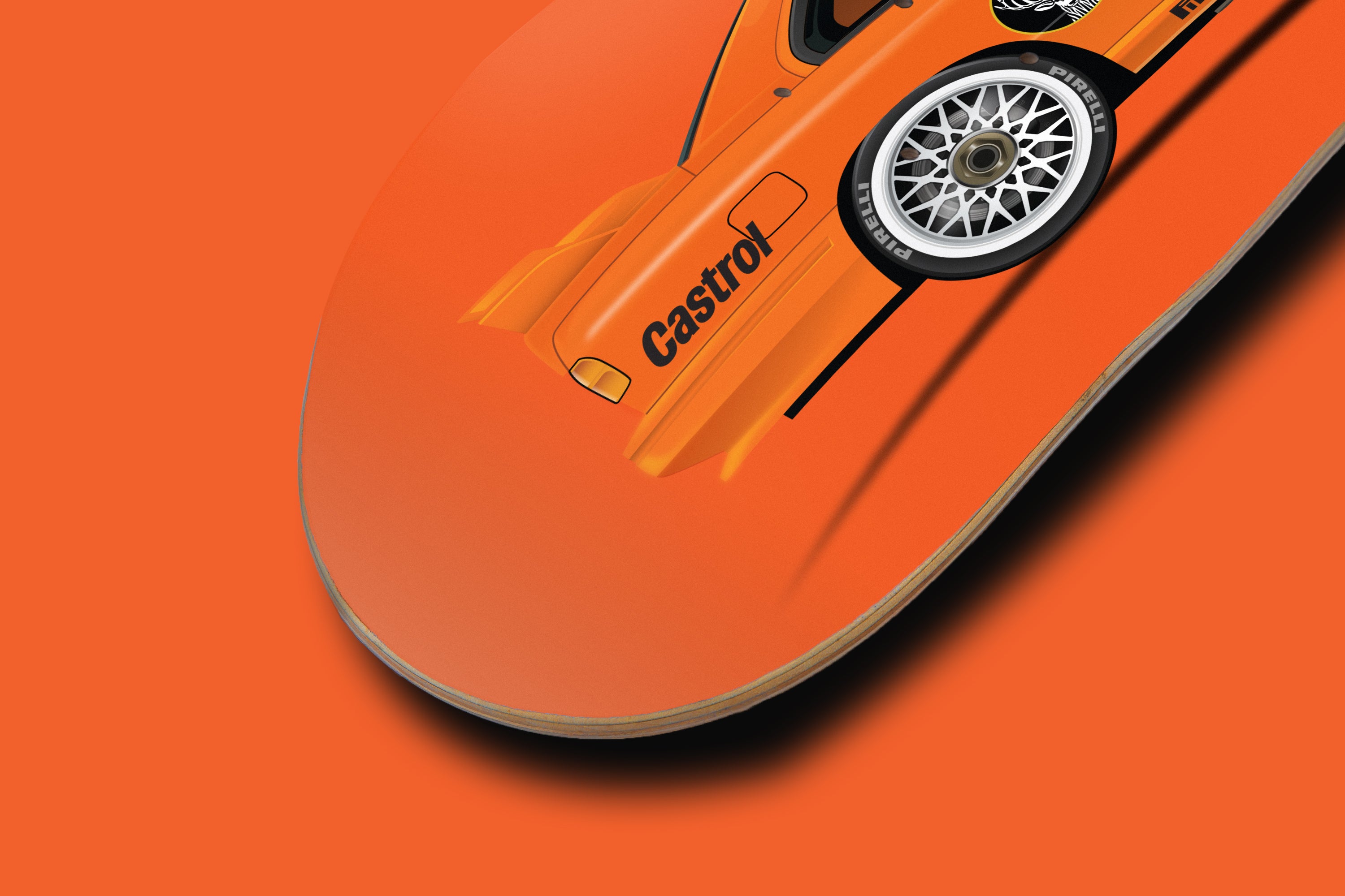 BMW E30 M3 DTM Group A Jagermeister - Skate Deck Wall Art