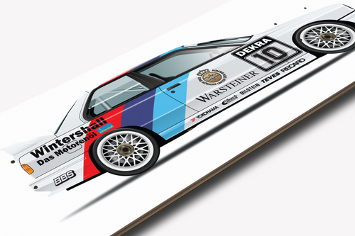 E30 M3 DTM Warsteiner - Framed Print