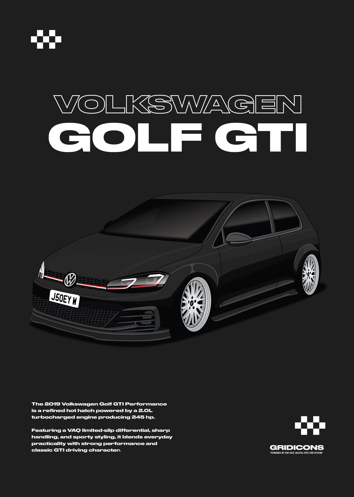 "Custom Car” Poster Print