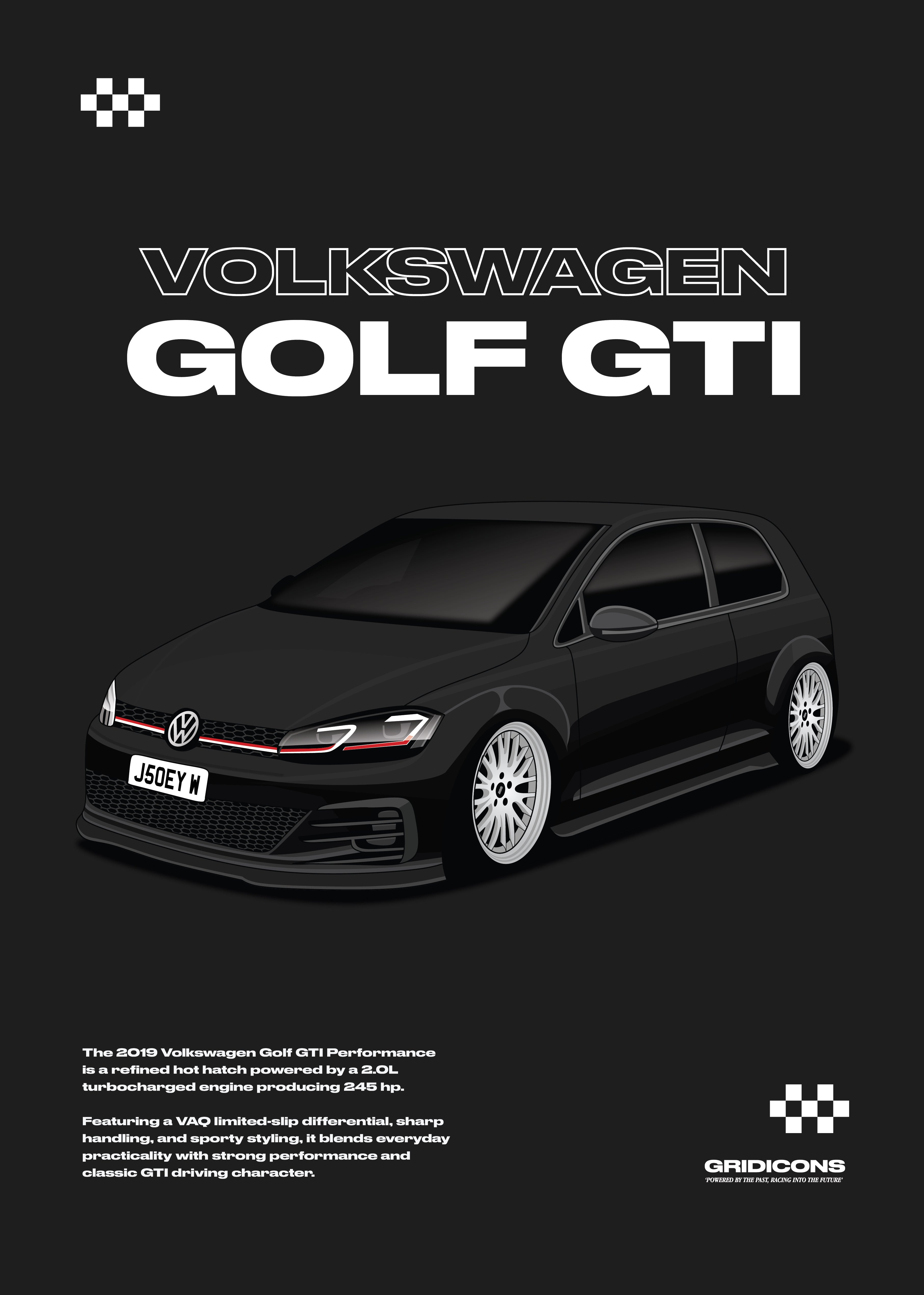 "Custom Car” Poster Print