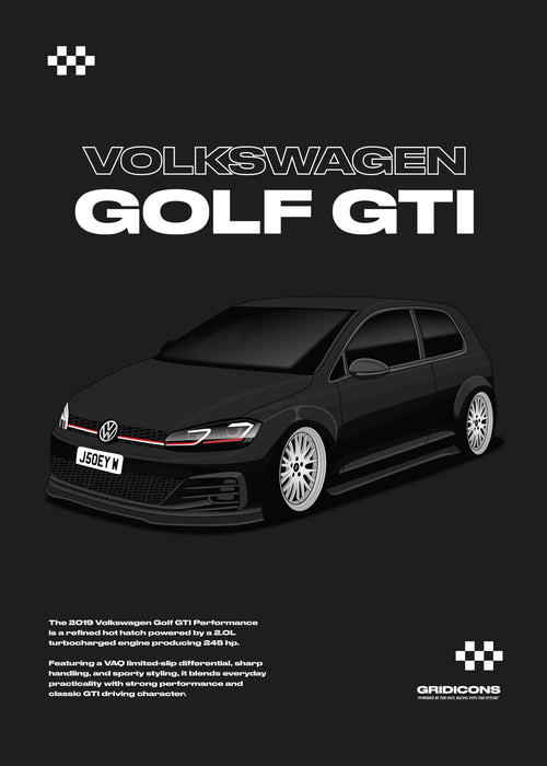 "Custom Car” Poster Print