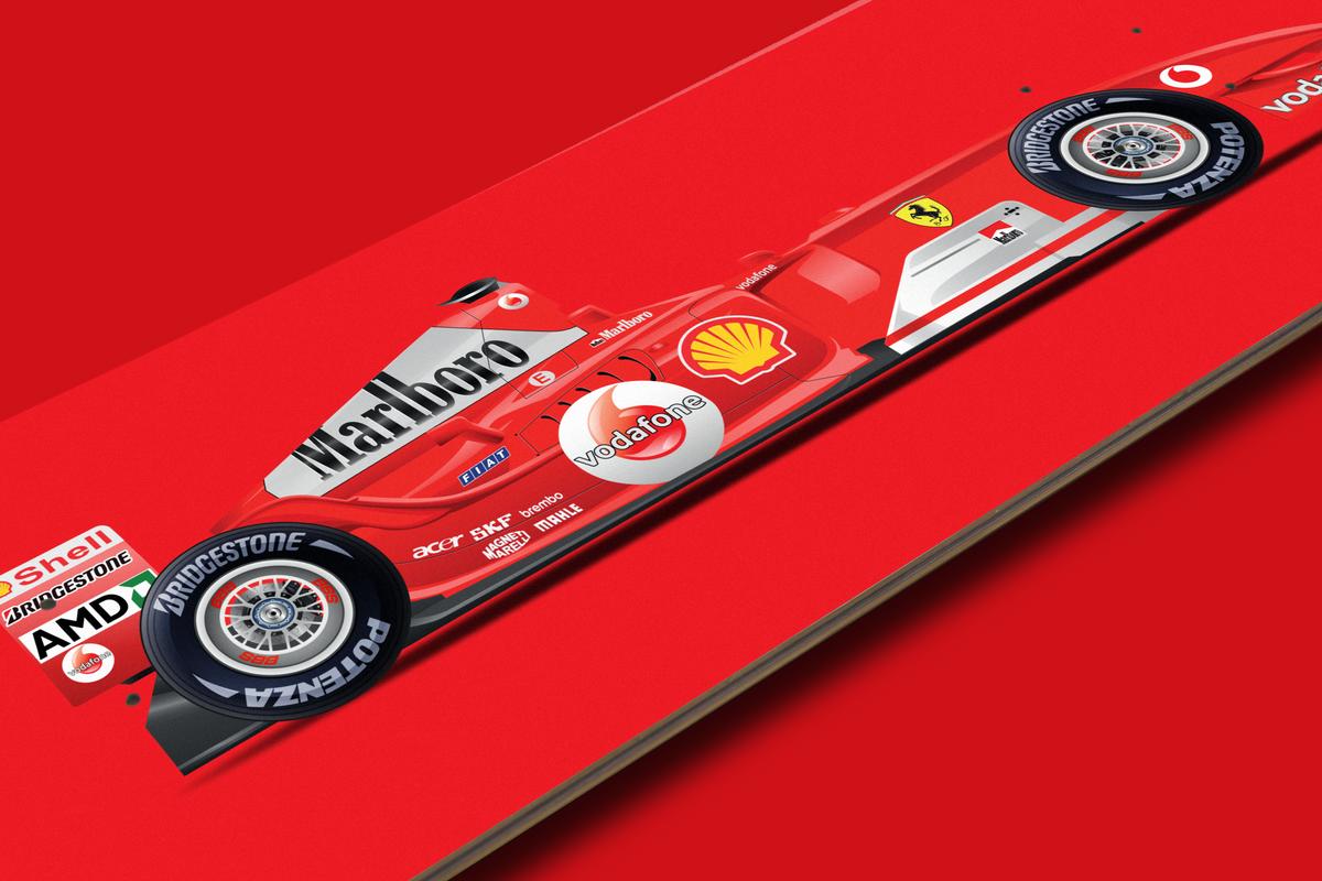 Ferrari F2004 - Framed Print
