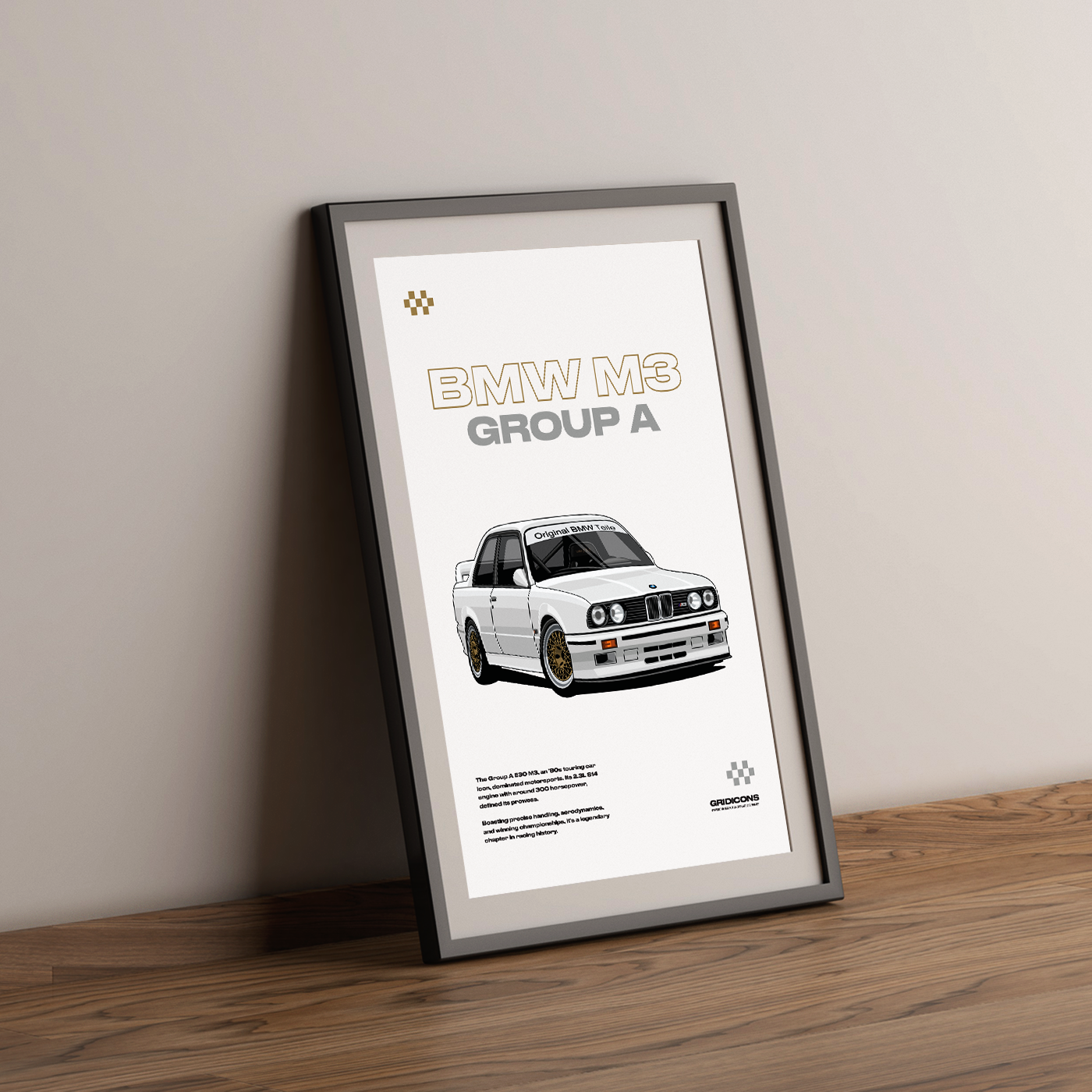 BMW Motorsport E30 M3 DTM Group A #2 - Poster Print