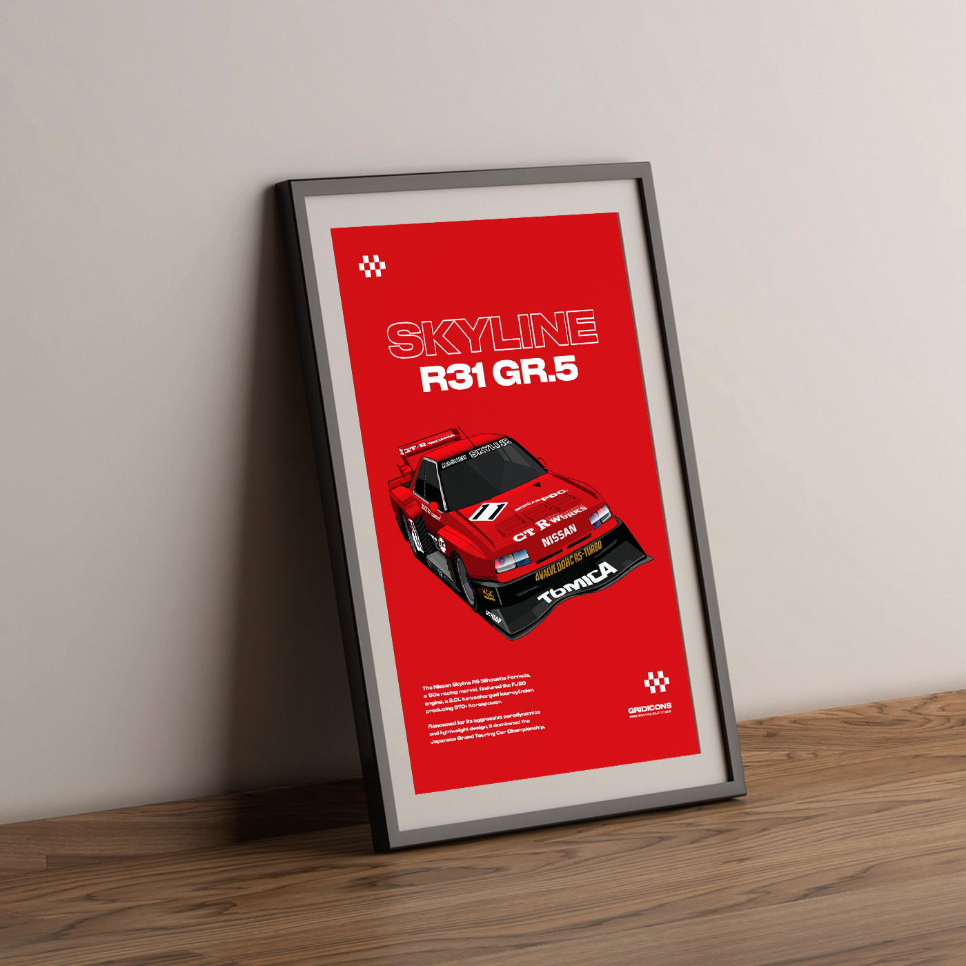 Nissan Skyline (R30) RS Silhouette Formula - Poster Print