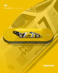 Porsche 956 New Man - Skate Deck Wall Art