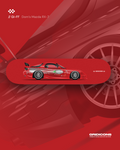 Dom's Mazda RX7 - The Fast & The Furious - Skate Deck