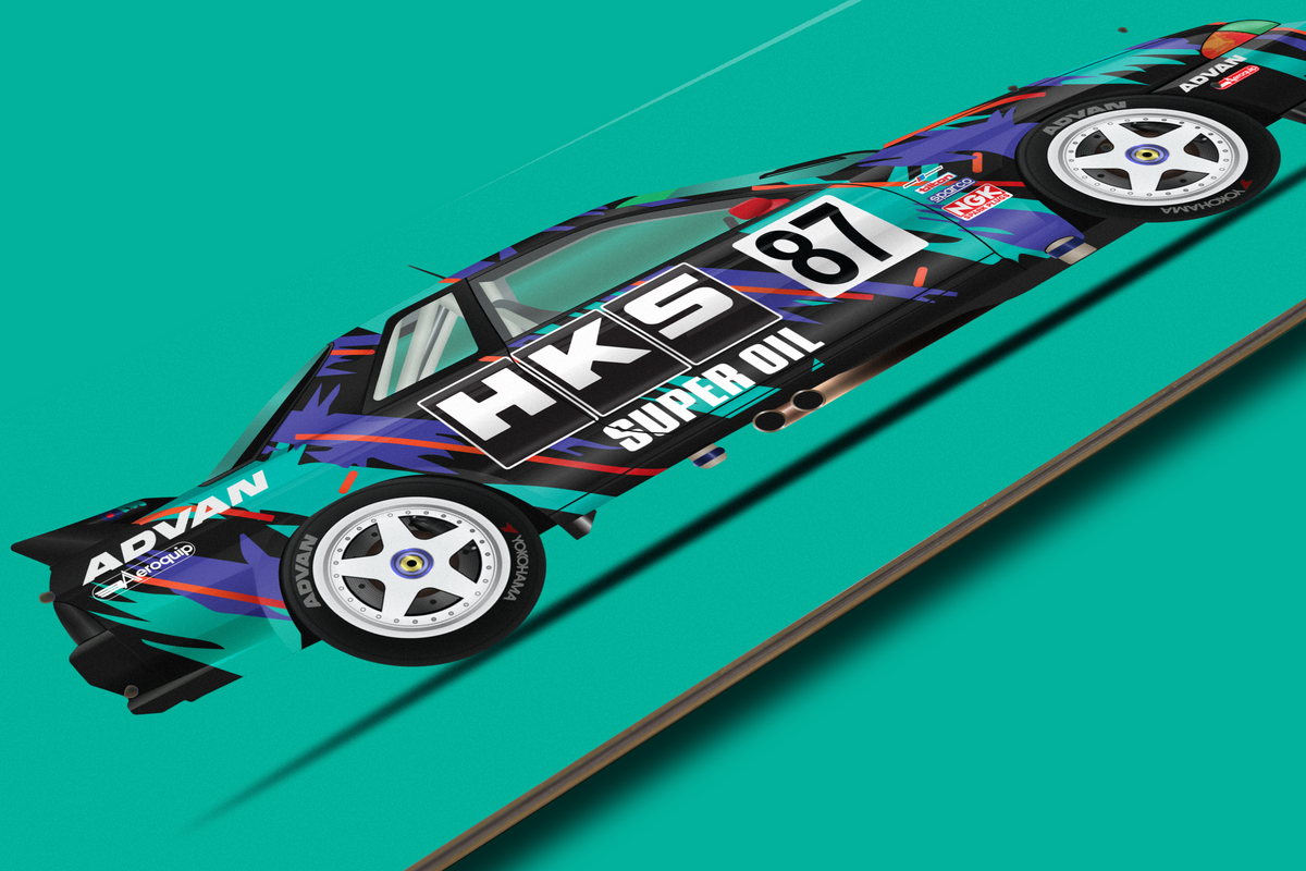 Skyline GT-R R32 HKS - Skate Deck