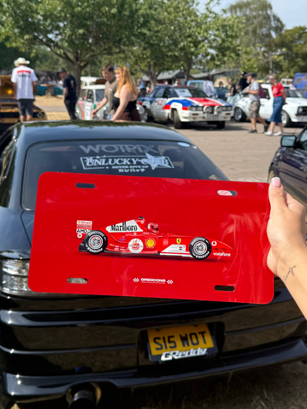 Ferrari F2004 - Licence Plate Art