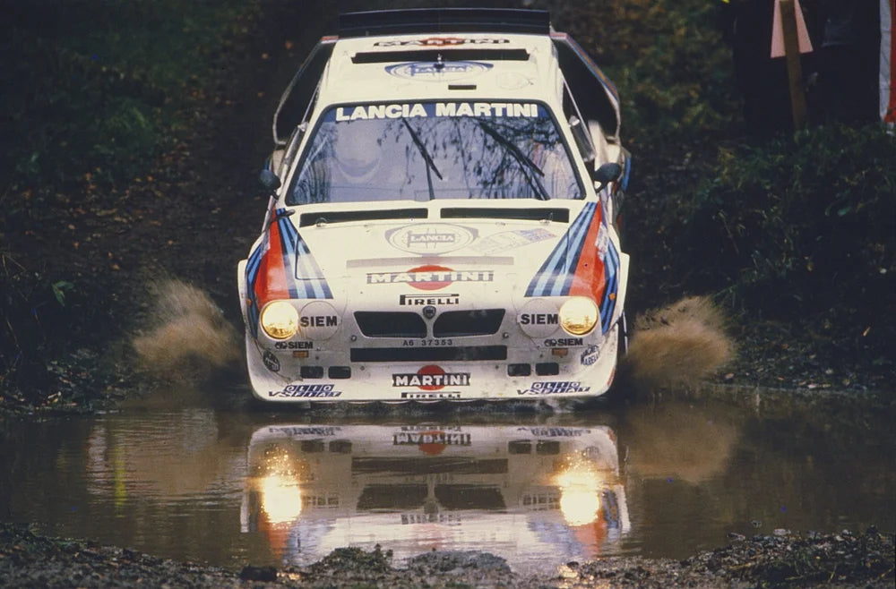 Lancia Delta S4 - Group B Rally Car - Skate Deck Wall Art