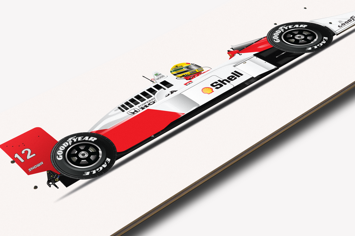 McLaren MP4/4 - Framed Print