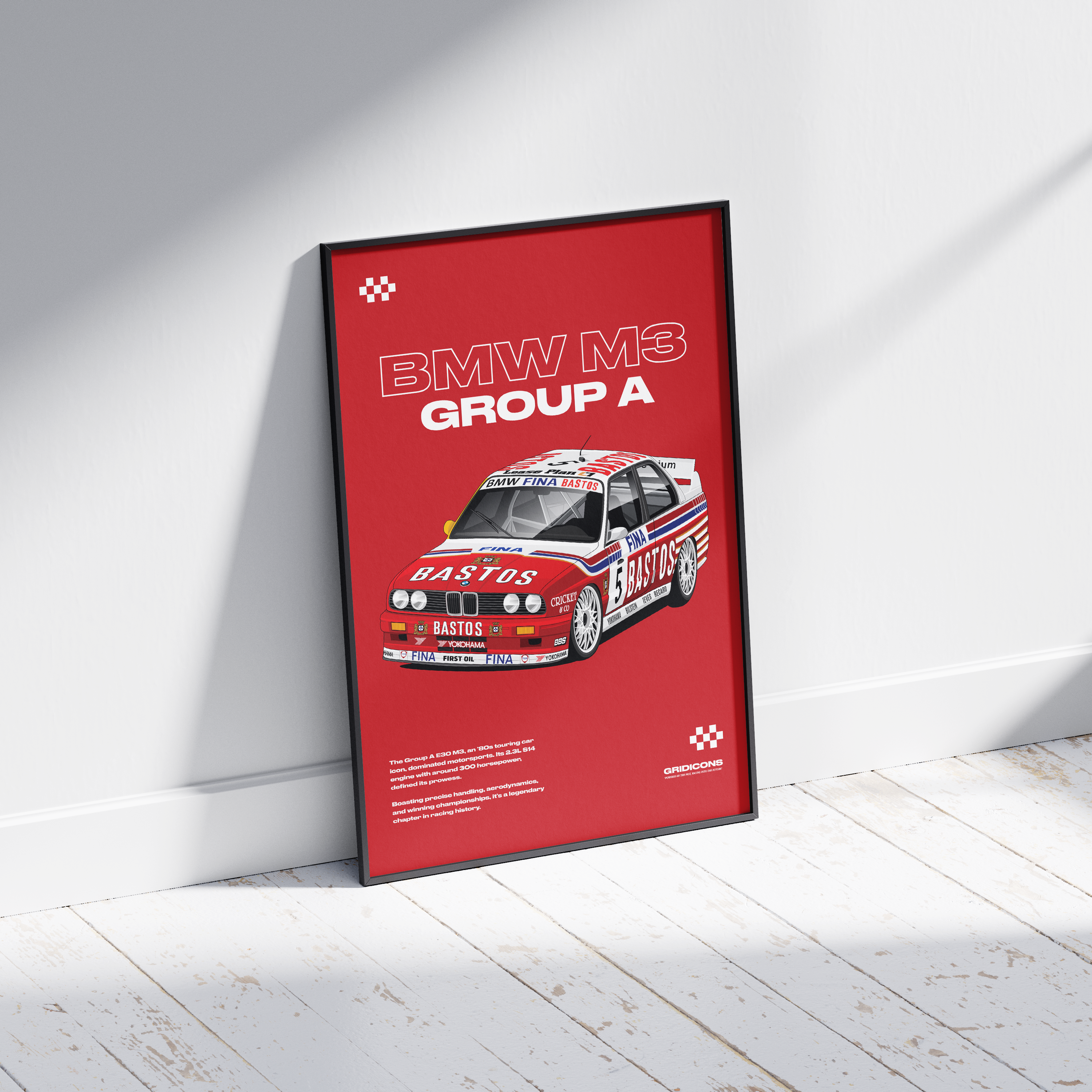BMW Motorsport E30 M3 DTM Group A #3 - Poster Print
