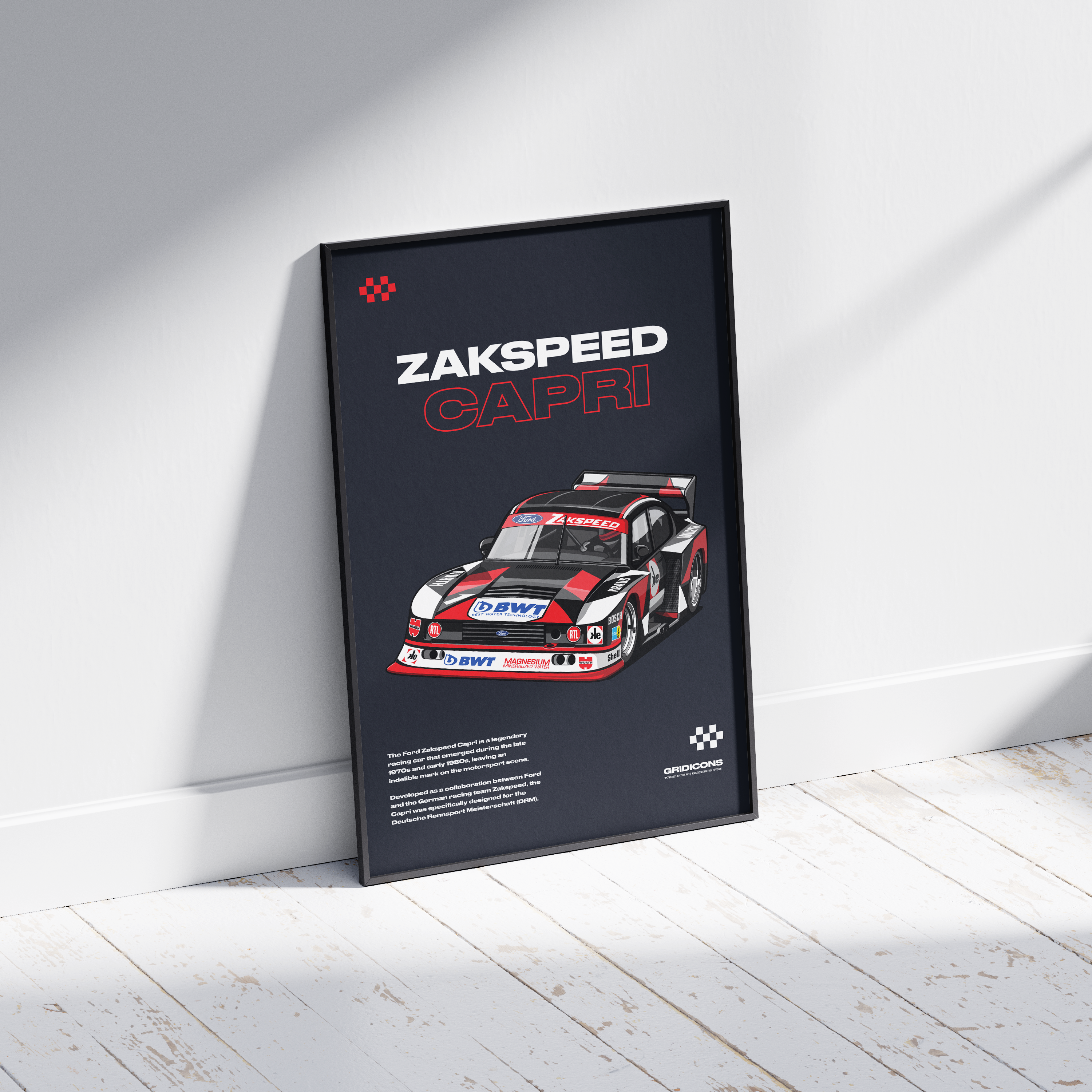 Ford Zakspeed Capri Turbo GR.5 - Poster Print