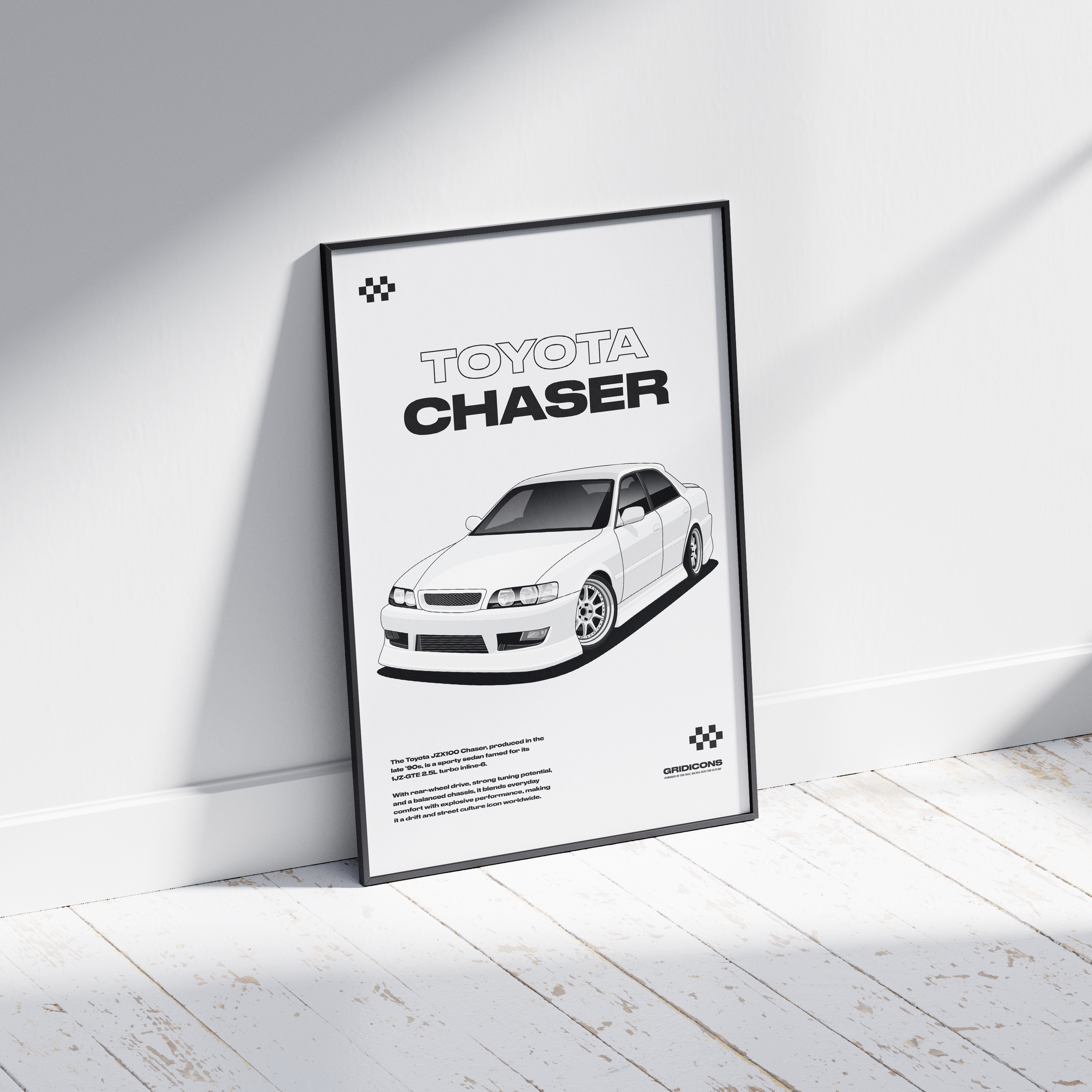 Toyota Chaser JZX100 - Poster Print