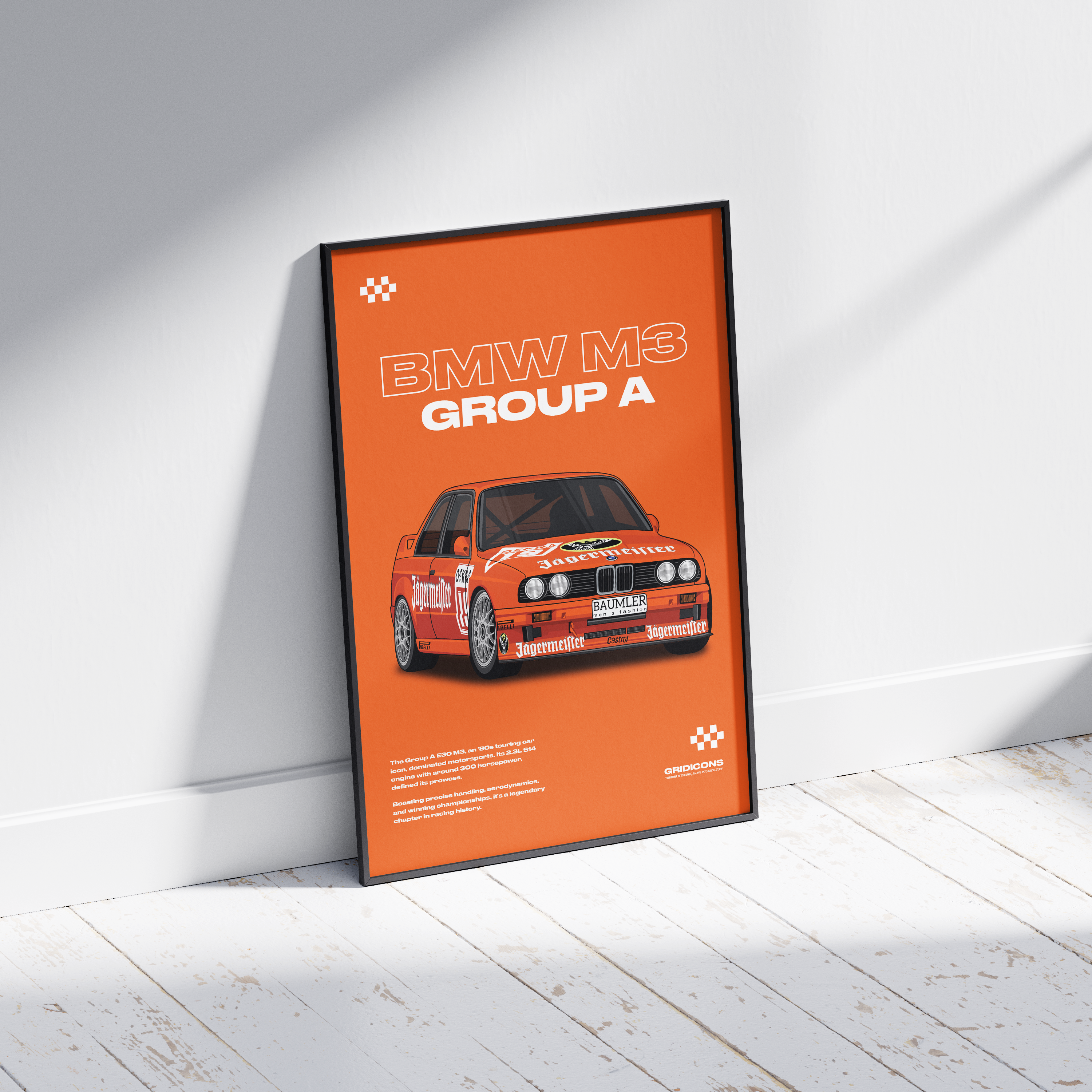 BMW Motorsport E30 M3 DTM Group A #4 - Poster Print