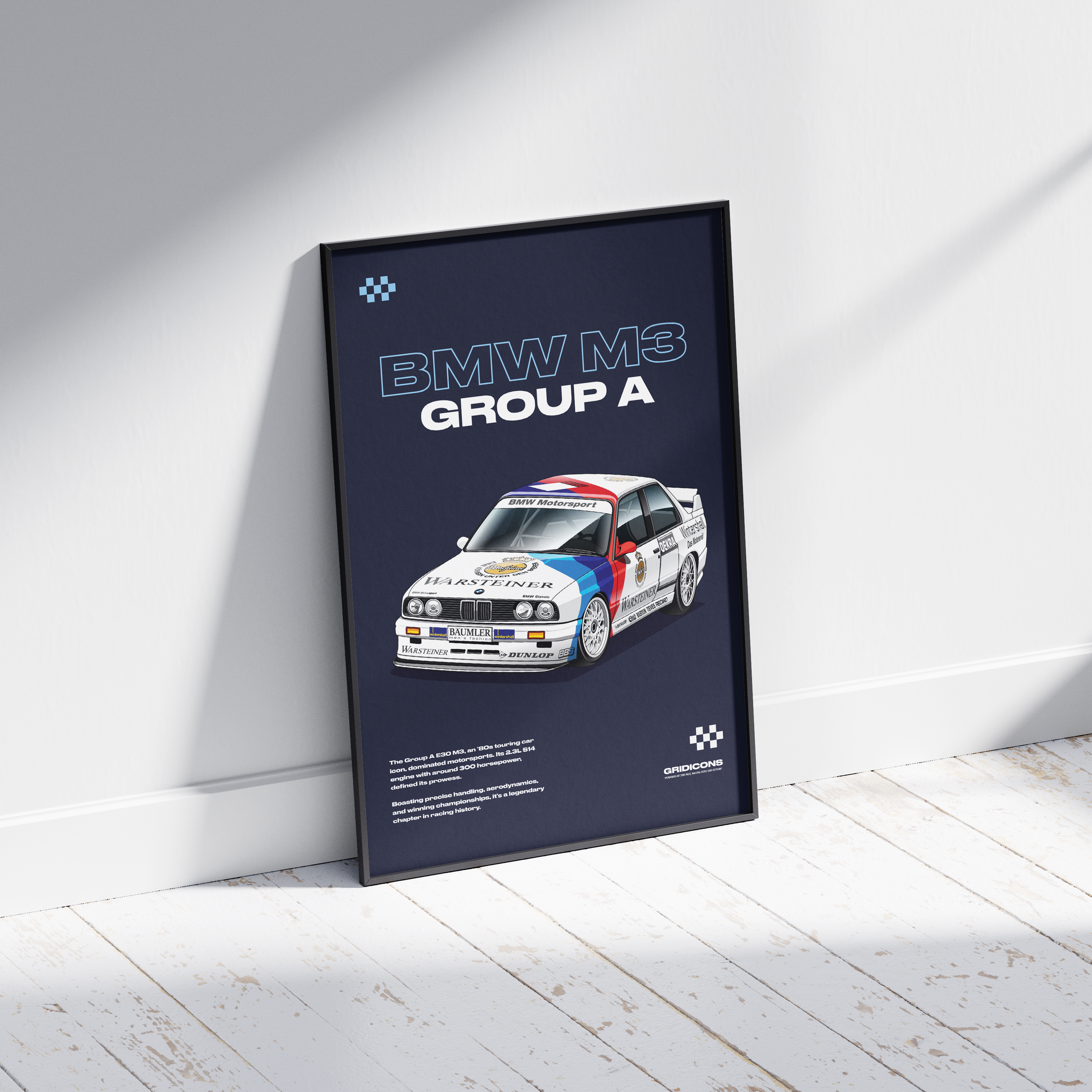 BMW Motorsport E30 M3 DTM Group A #1 - Poster Print