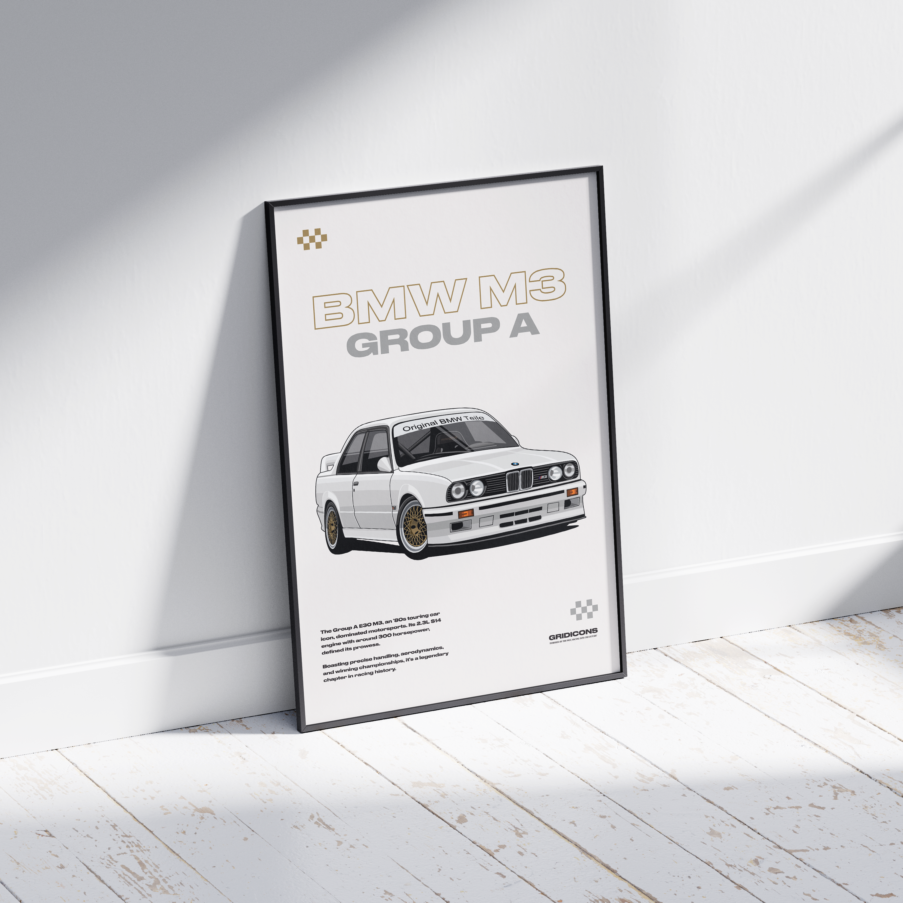 BMW Motorsport E30 M3 DTM Group A #2 - Poster Print