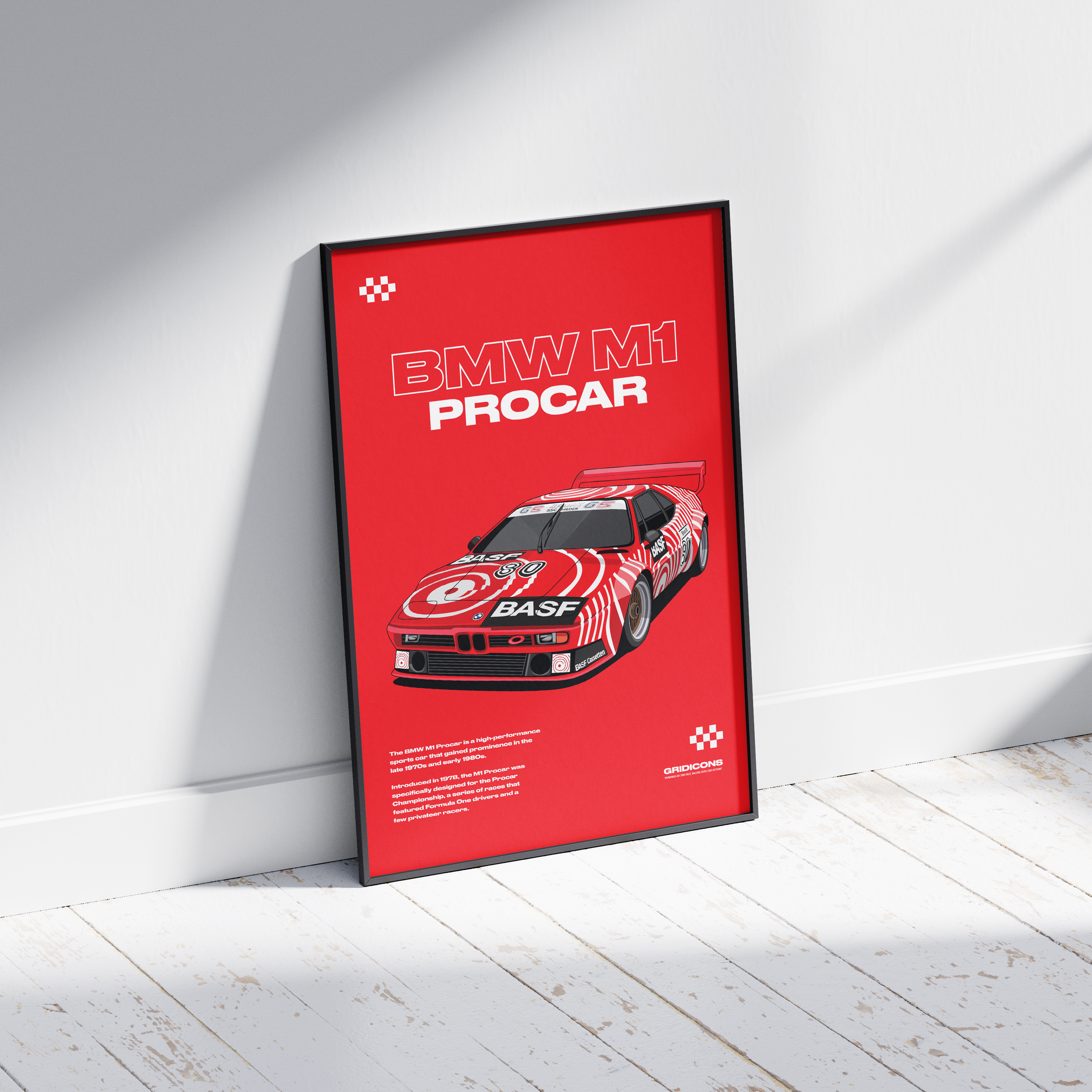 BMW M1 Procar BASF - Poster Print