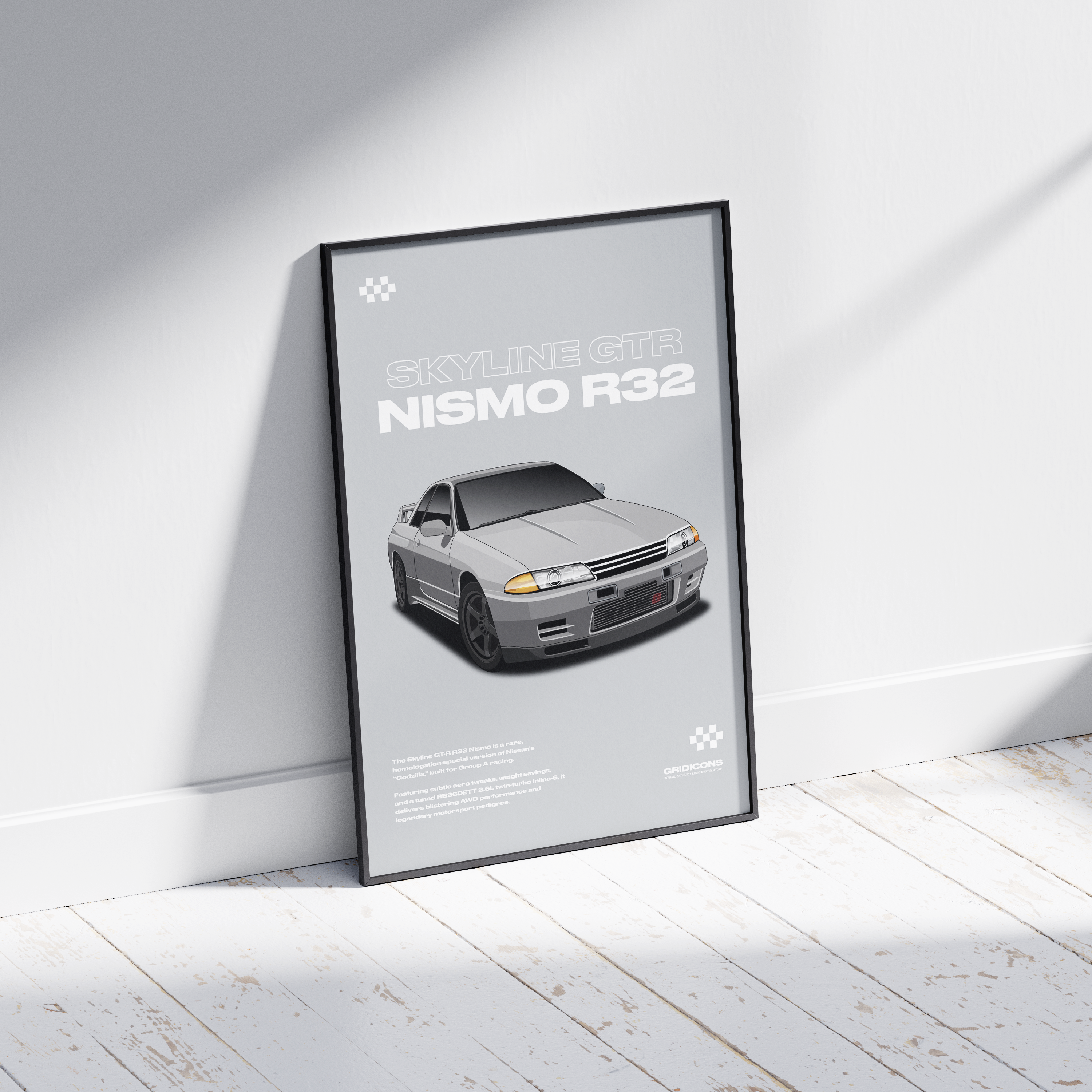 Nissan Skyline GTR Nismo R32 - Poster Print