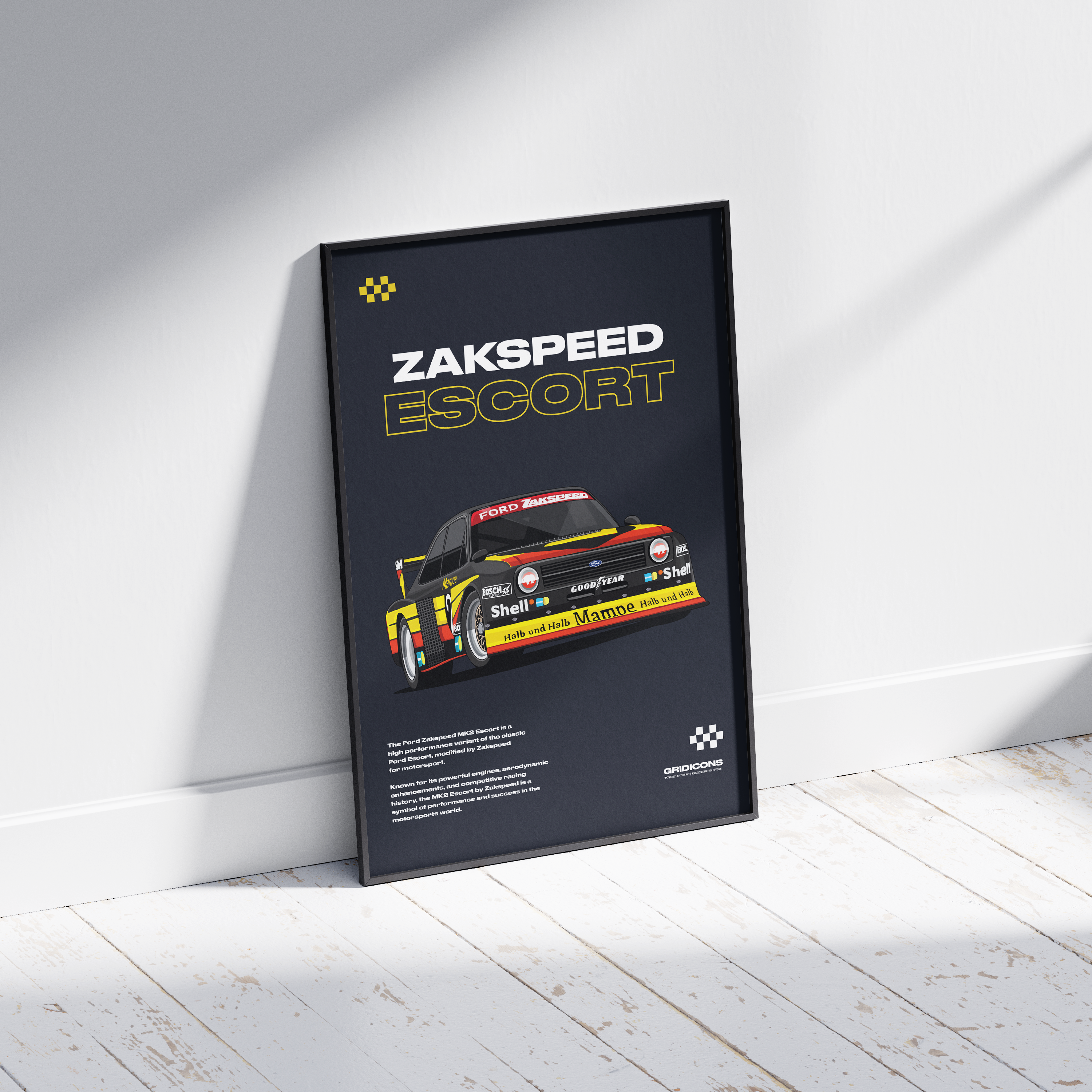 Ford Zakspeed MK2 Escort - Poster Print