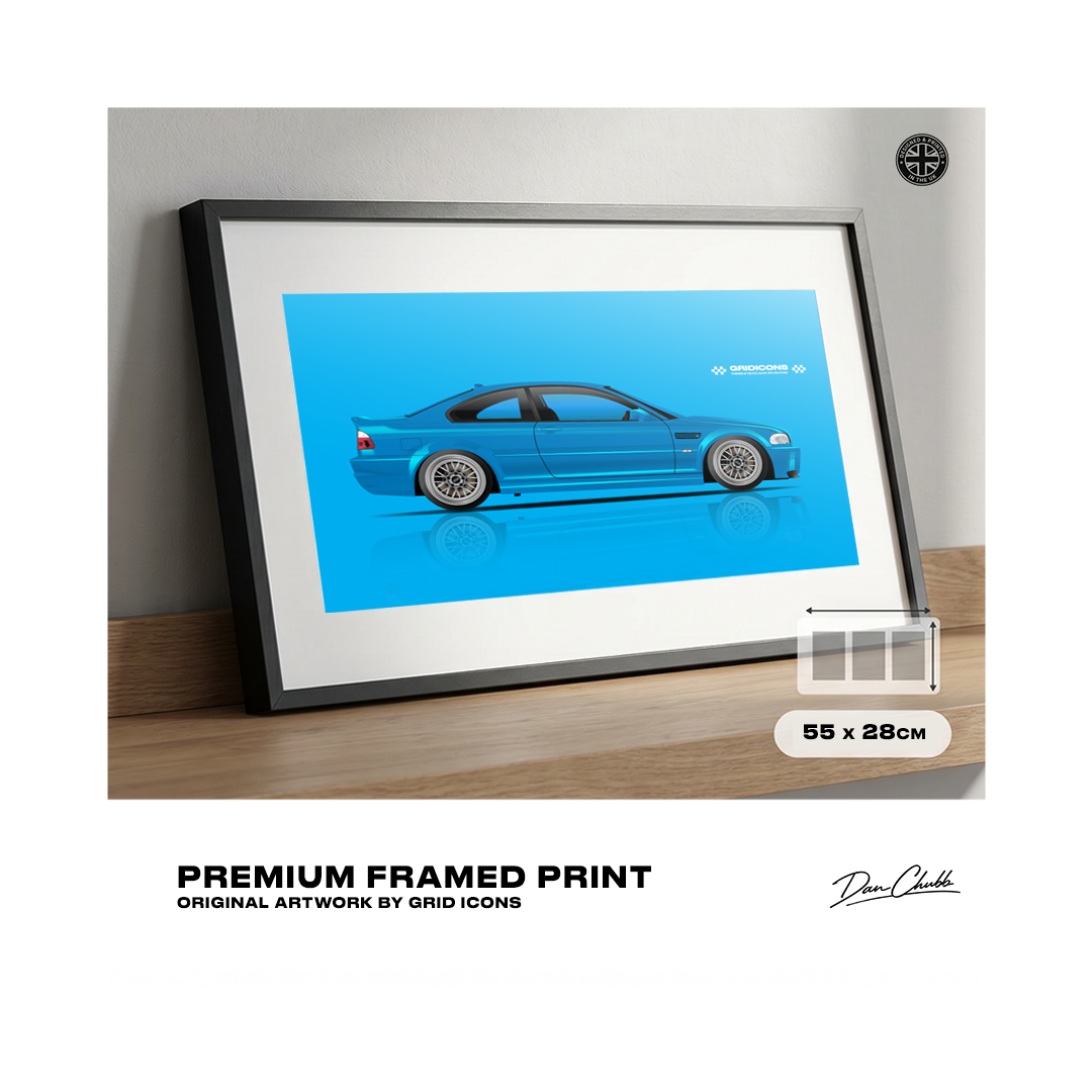 BMW E46 M3 Framed Print