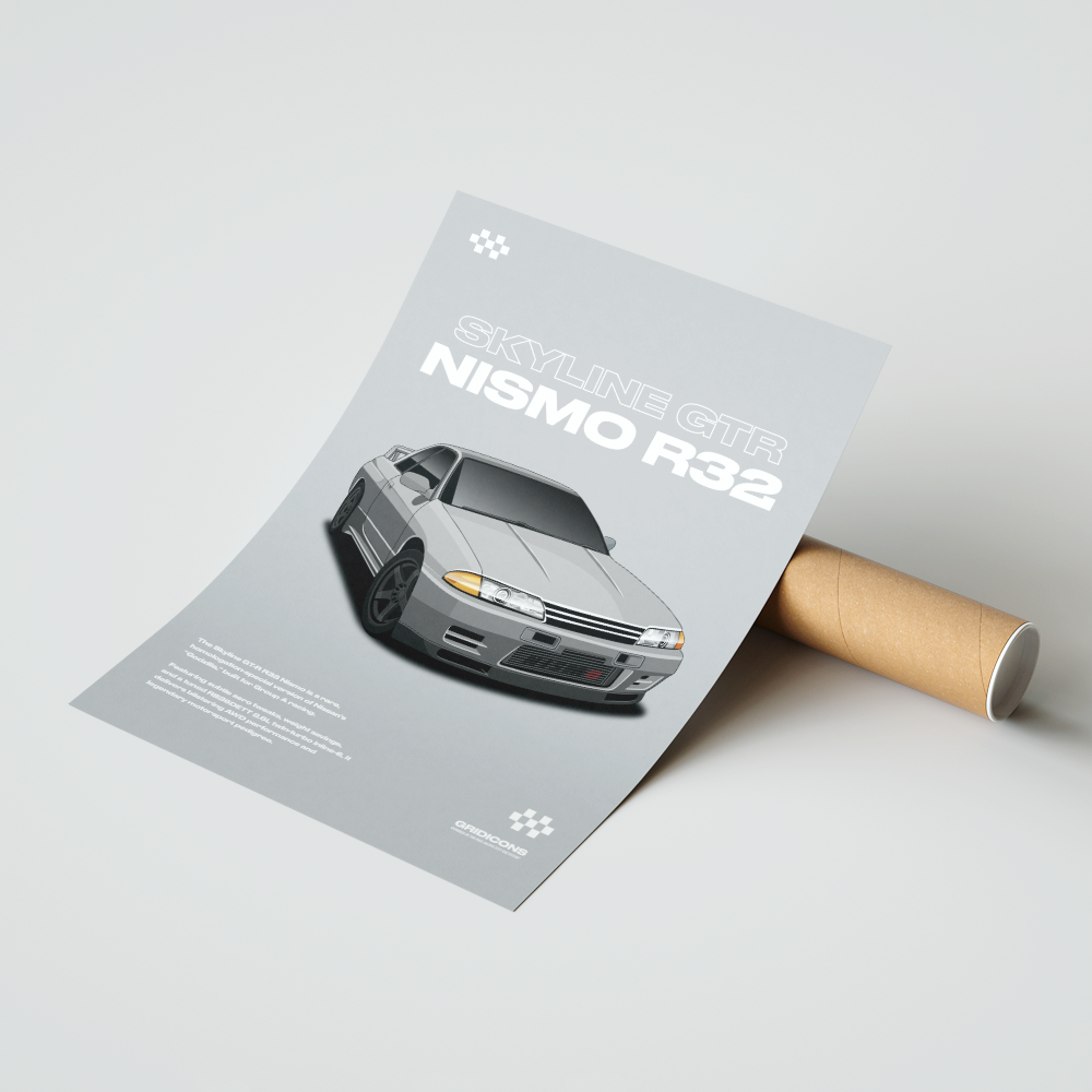 Nissan Skyline GTR Nismo R32 - Poster Print