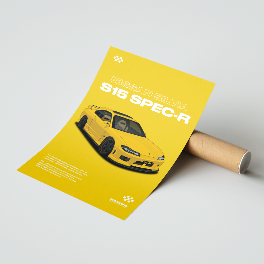 Nissan Silvia S15 Spec-R - Poster Print