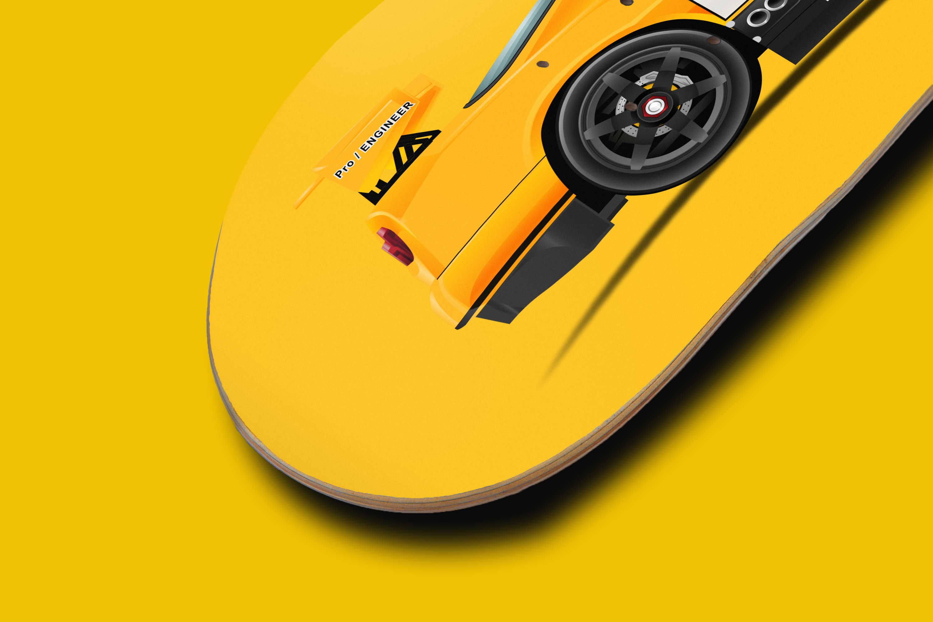 Nissan PENNZOIL Nismo GT-R '99 - Skate Deck Wall Art
