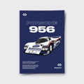 Porsche 956 Rothmans - Poster Print