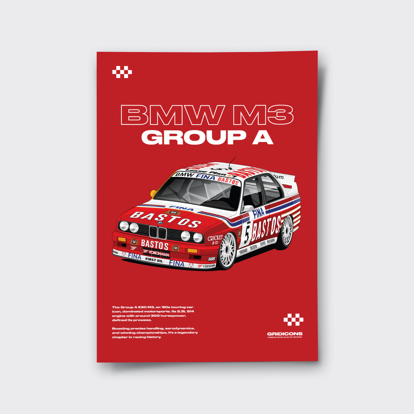 BMW Motorsport E30 M3 DTM Group A #3 - Poster Print