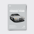 Nissan Skyline GTR Nismo R32 - Poster Print