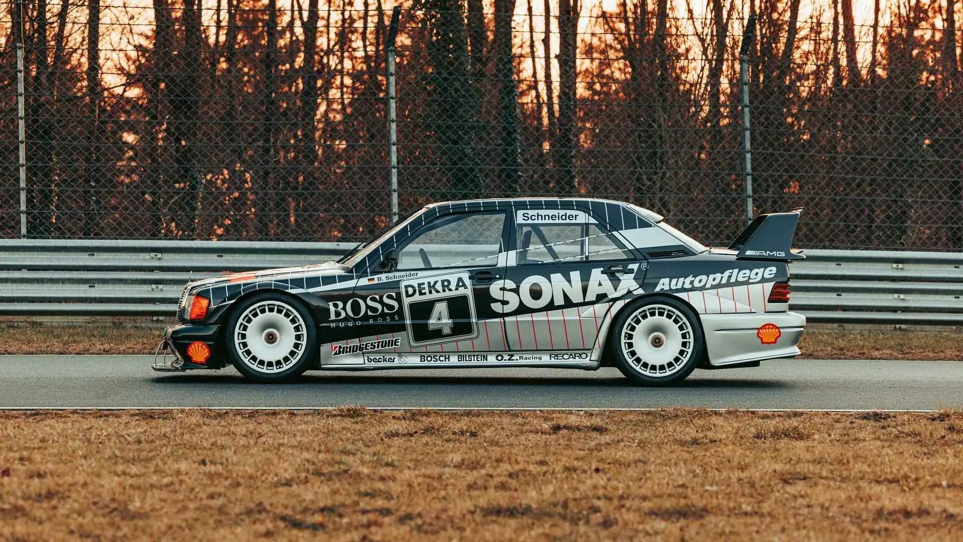 Mercedes-Benz 190 E 2.5-16 Evolution II DTM Group A (Black) - Poster Print