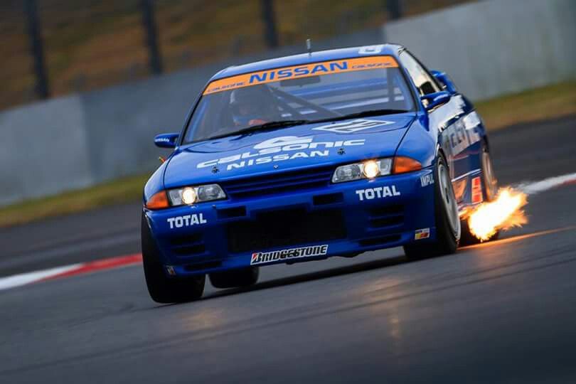 Nissan Skyline GT-R R32 Calsonic - Poster Print