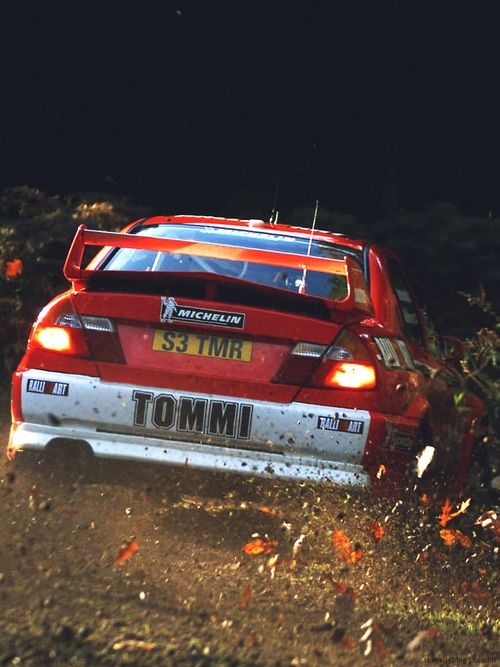 Mitsubishi EVO VI Rally Car Malboro - Poster Print