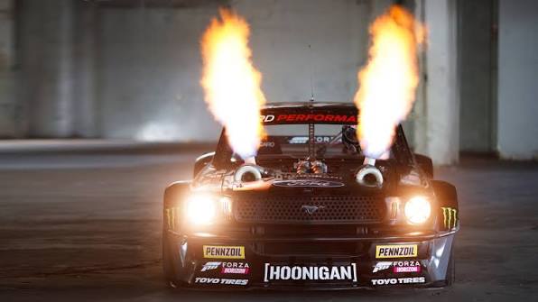 Ken Block's 1965 Ford Mustang Hoonicorn RTR - Skate Deck