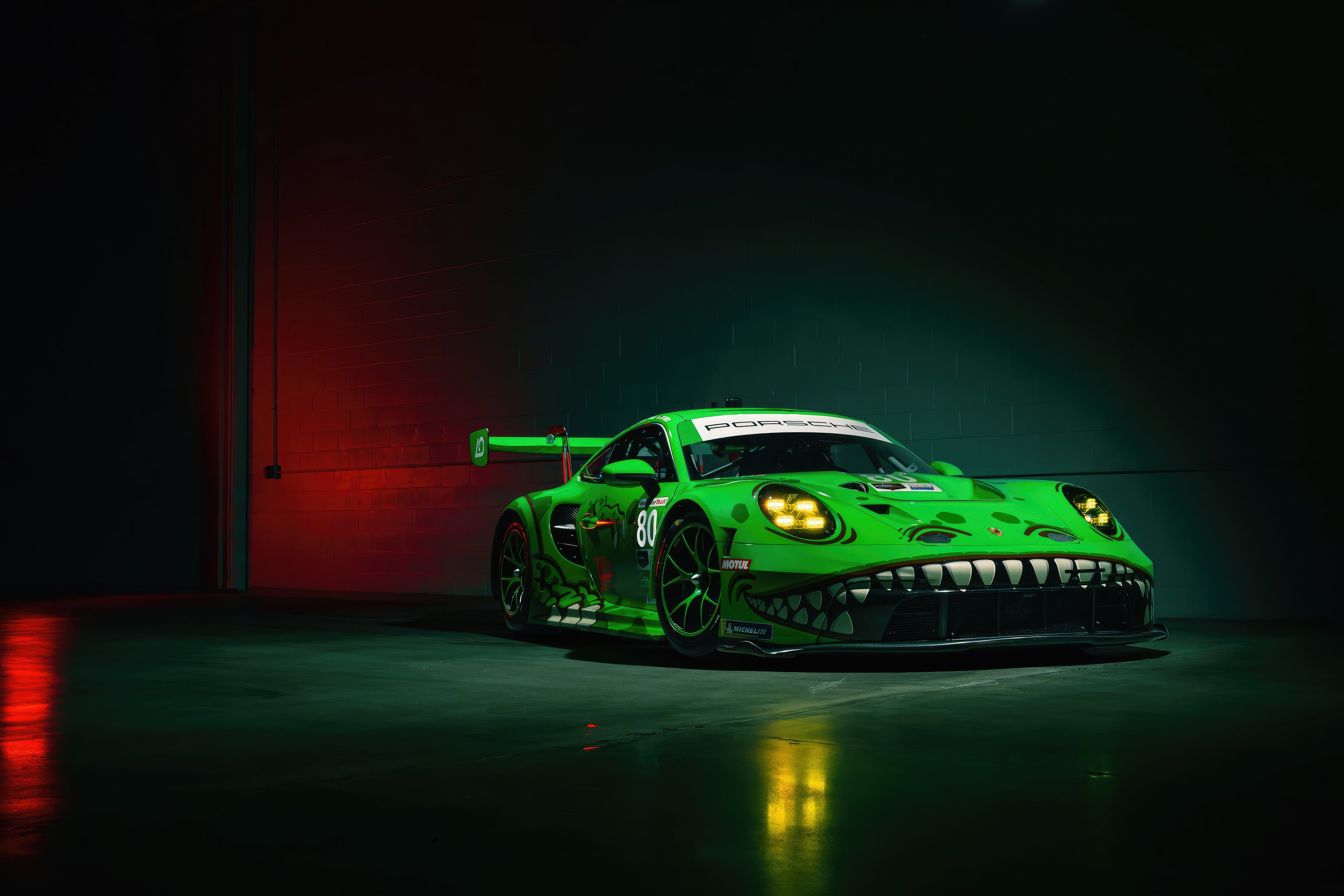 Porsche 911 GT3R 'Rexy' - Skate Deck Wall Art